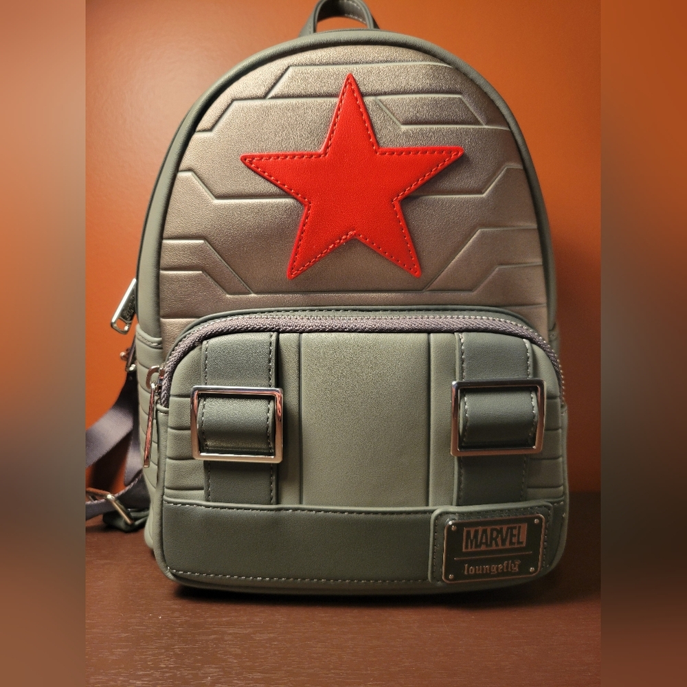 Loungefly Marvel Winter Soldier Mini Backpack- NWT